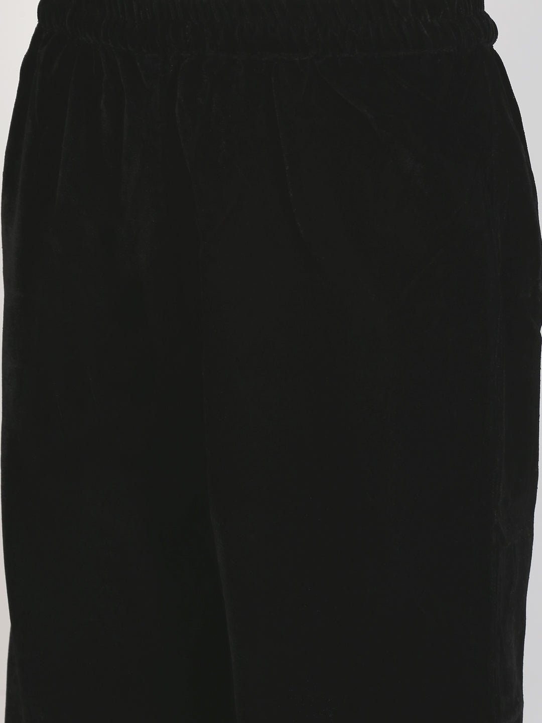 Black Velvet Suit Set - DWEEP SARA