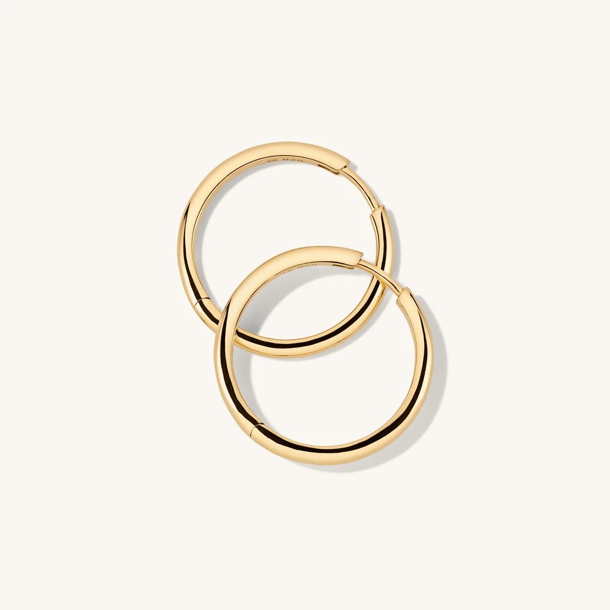 Dweep Sara 14k Gold plated hoops - DWEEP SARA