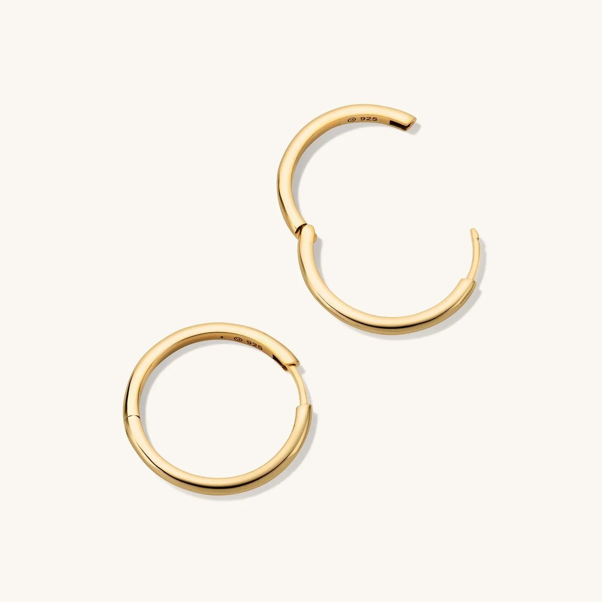 Dweep Sara 14k Gold plated hoops - DWEEP SARA