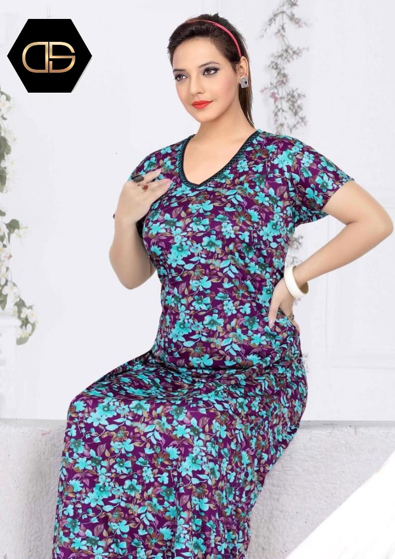 Floral Printed Gown - DWEEP SARA