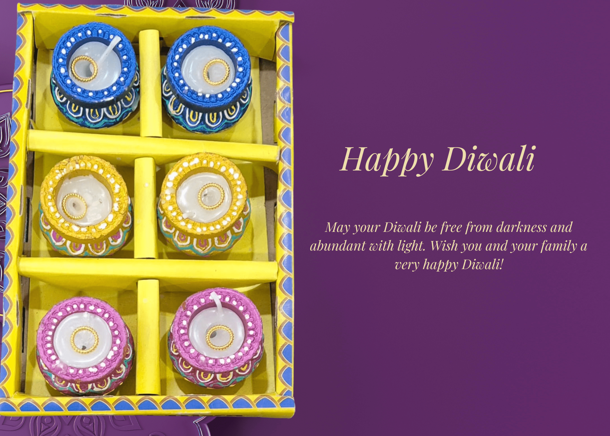 Matki Diyas in Diwali Celebrations Colourful Diwali Diyas - DWEEP SARA
