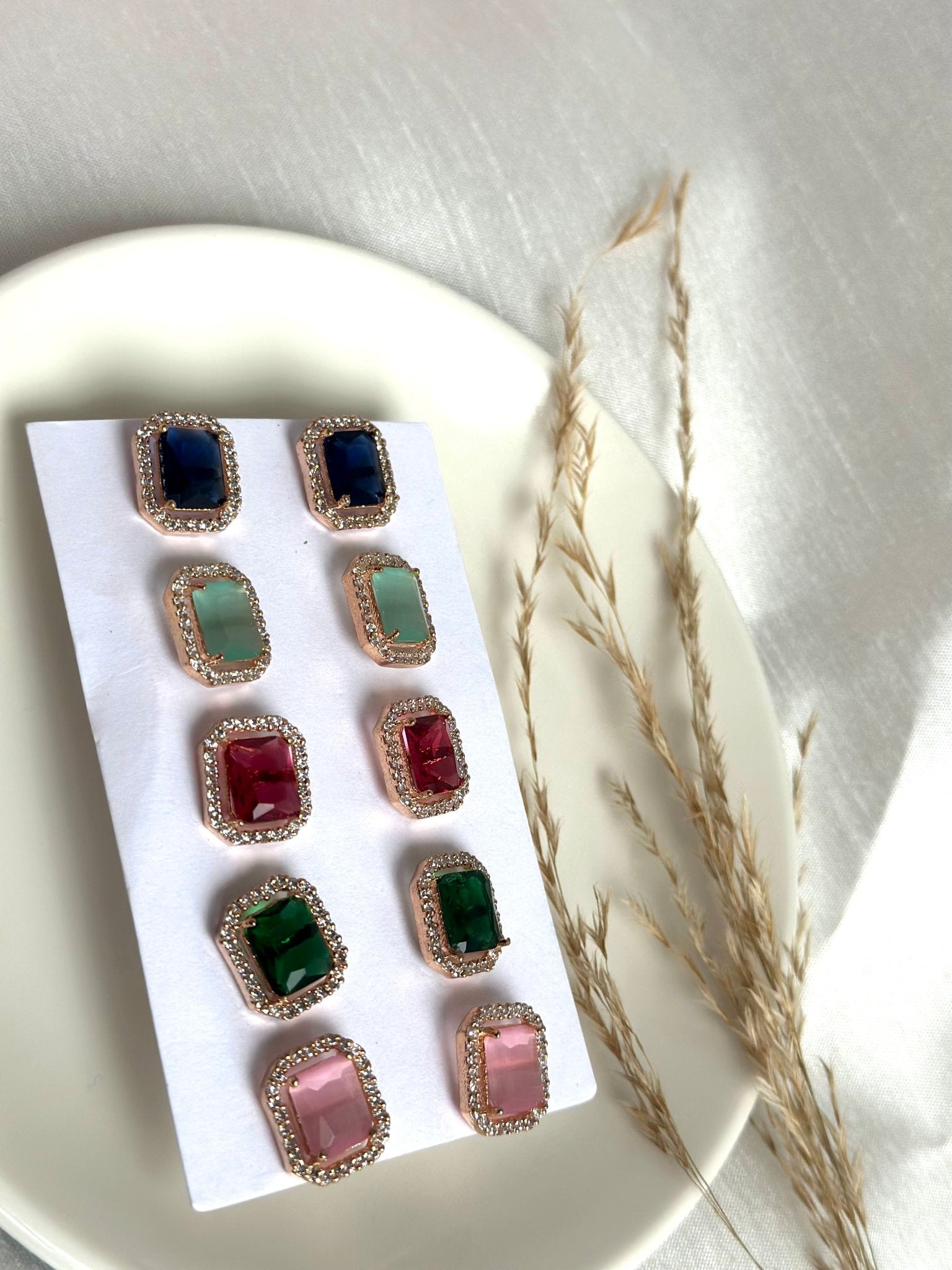 Multicolour Elegant Stud Jewelry - DWEEP SARA