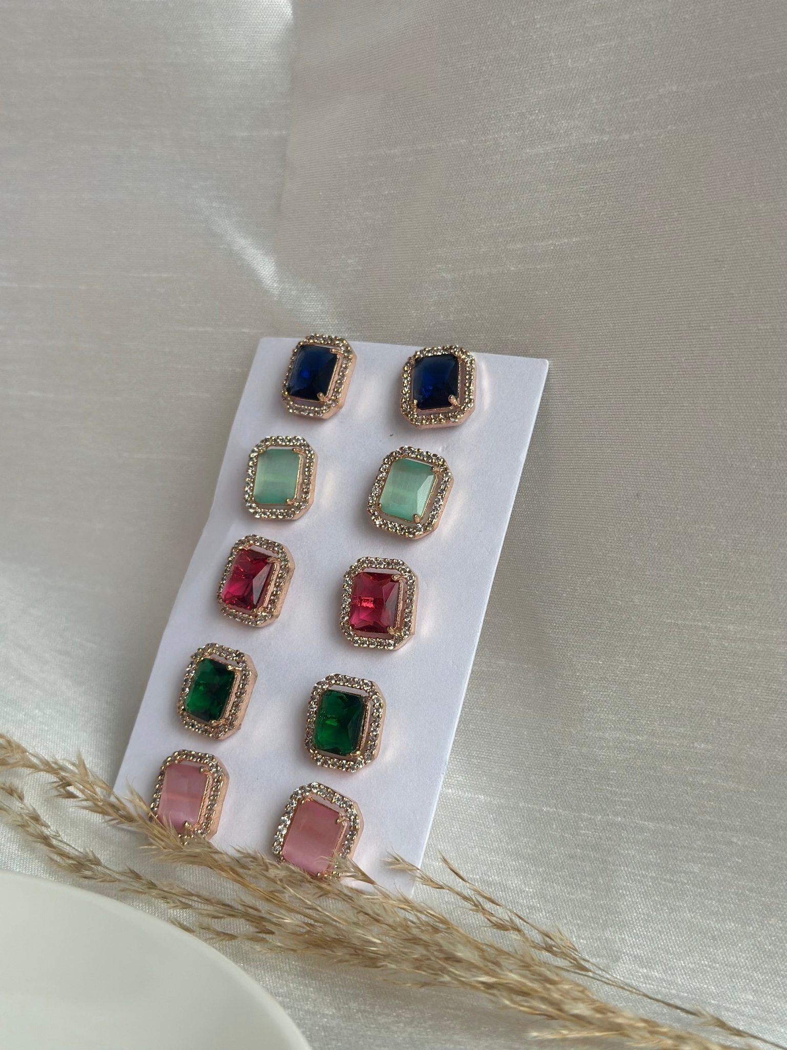 Multicolour Elegant Stud Jewelry - DWEEP SARA