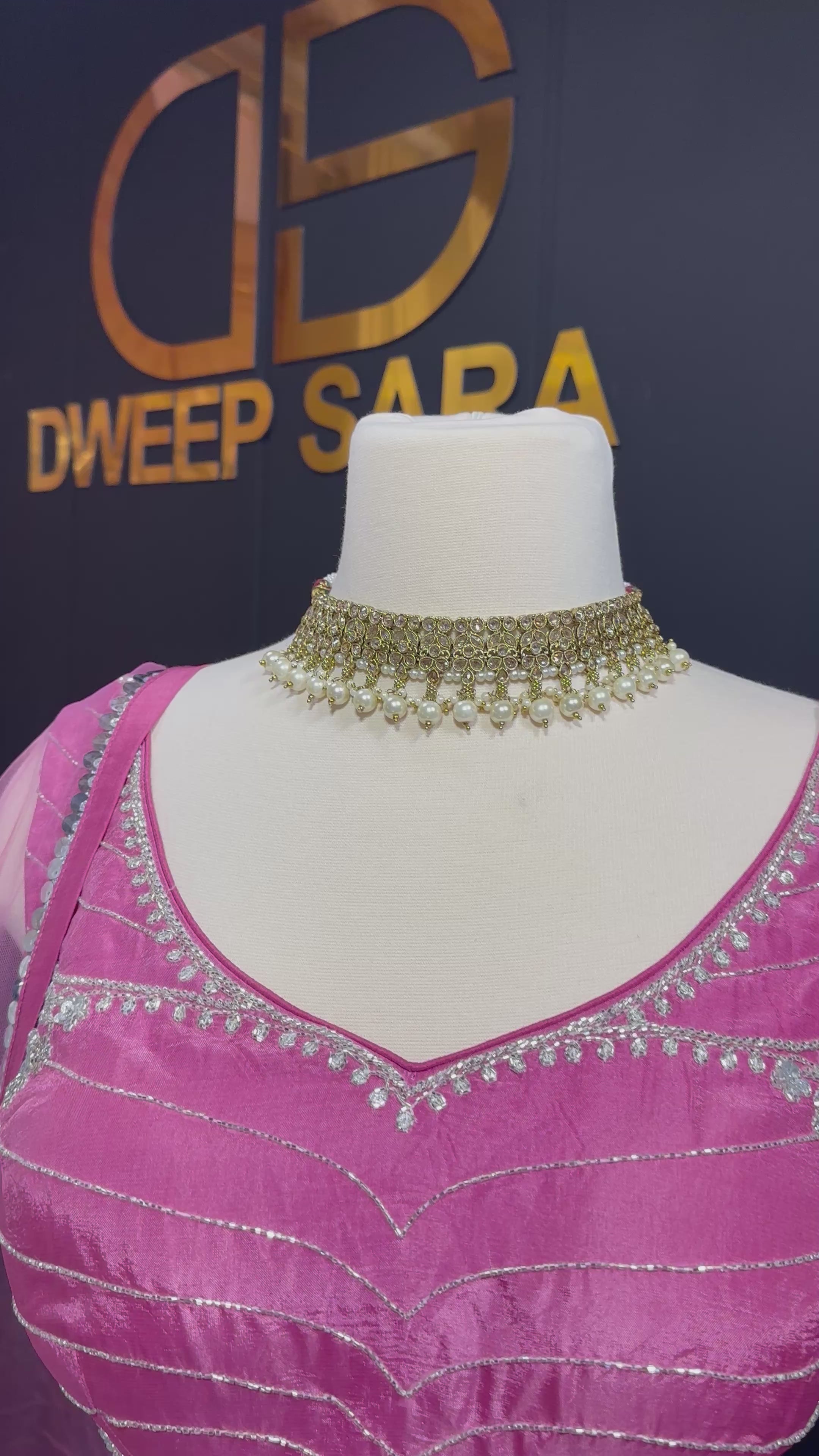 Pink Raw Silk Handmade Sequins Lehenga
