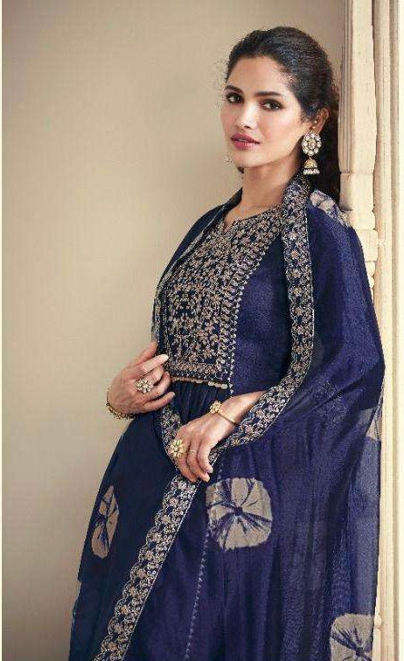 Pure Silk Embroidery Suit Set - DWEEP SARA