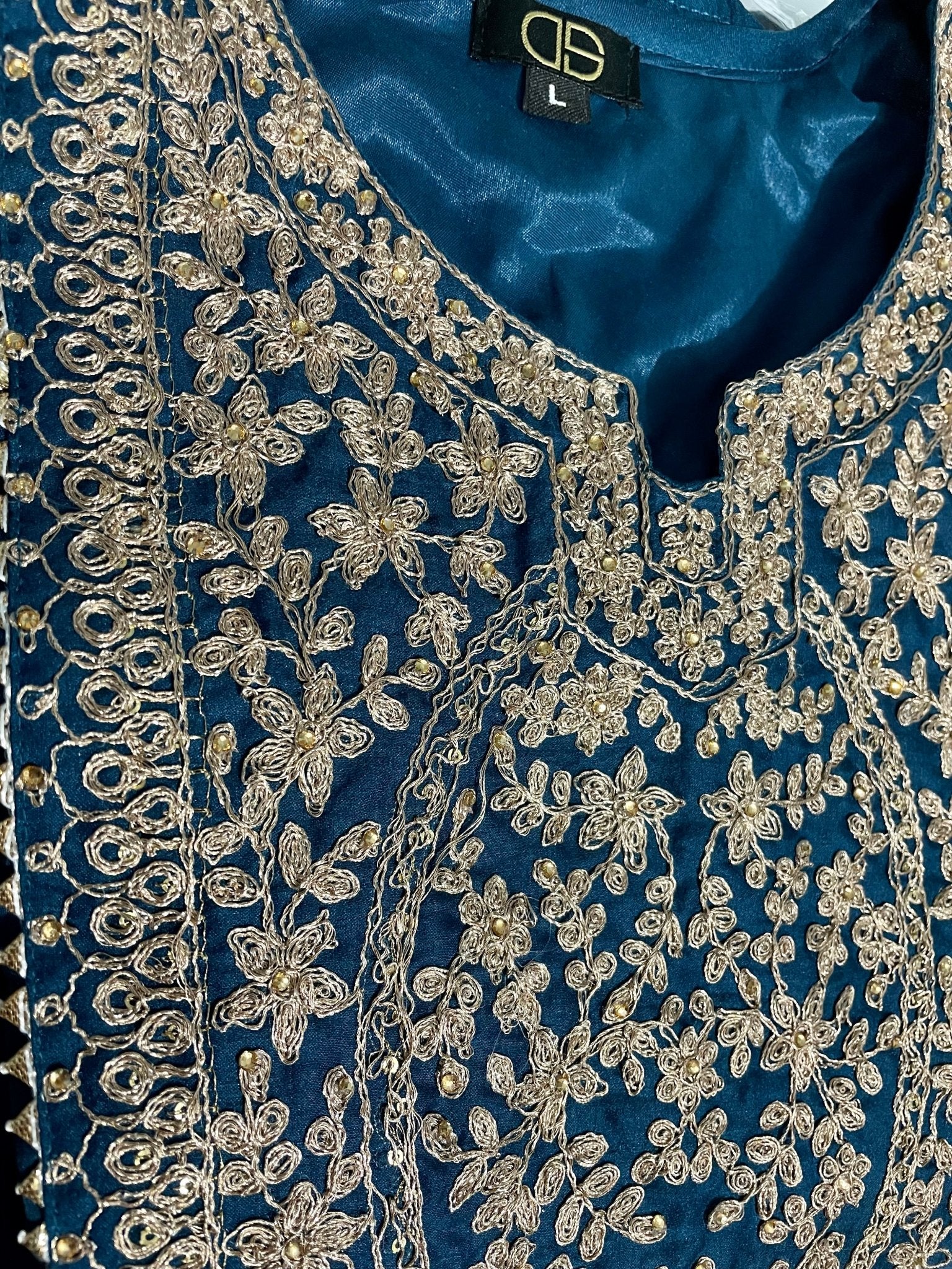 Pure Silk Embroidery Suit Set - DWEEP SARA