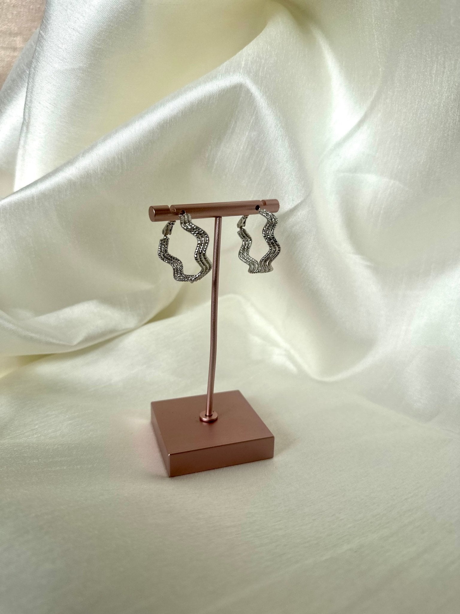 Silver Elegant Sterling Hoop - DWEEP SARA