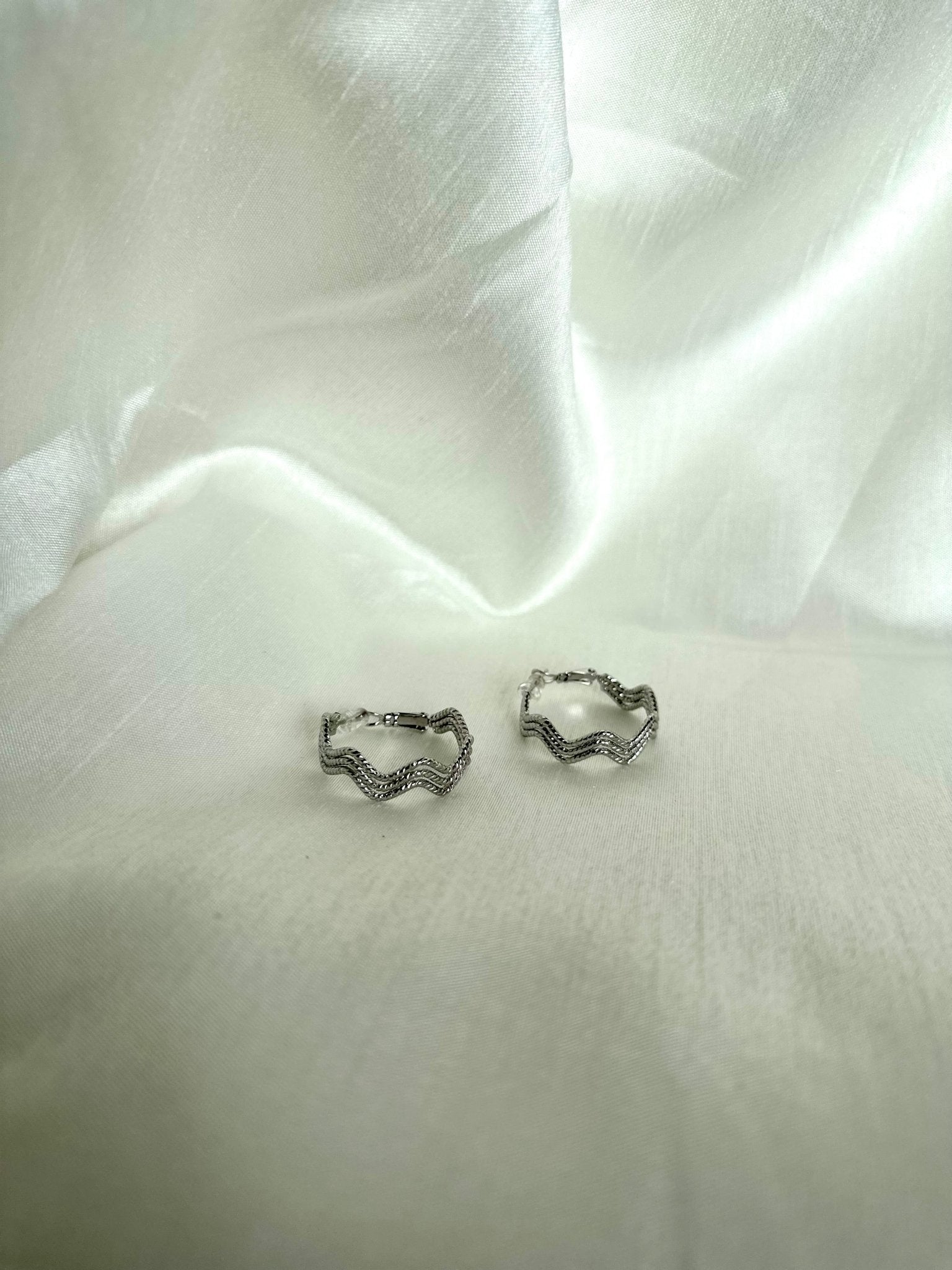 Silver Elegant Sterling Hoop - DWEEP SARA