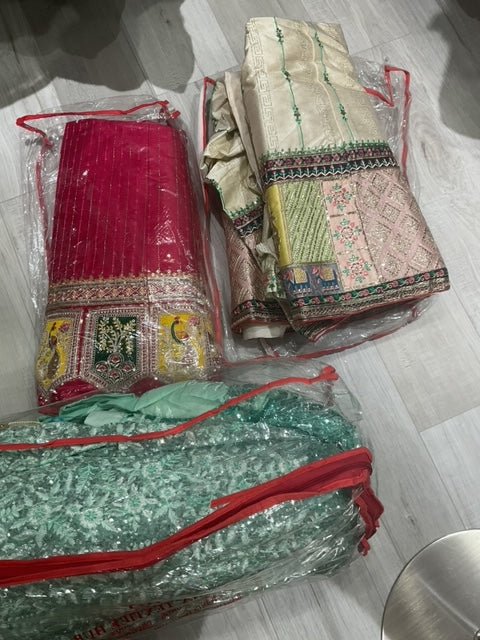 Unstitched Lehenga (Various options available) - DWEEP SARA